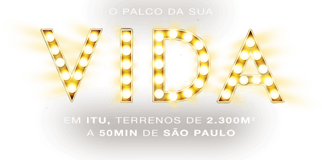 A vida para que seja um espetáculo, às vezes, só falta o palco.